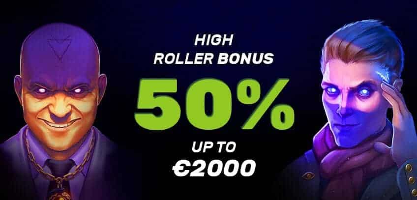 High Roller Bonus Offer